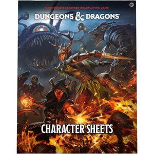 Dungeons & Dragons 2024 Character Sheets Player Accessories